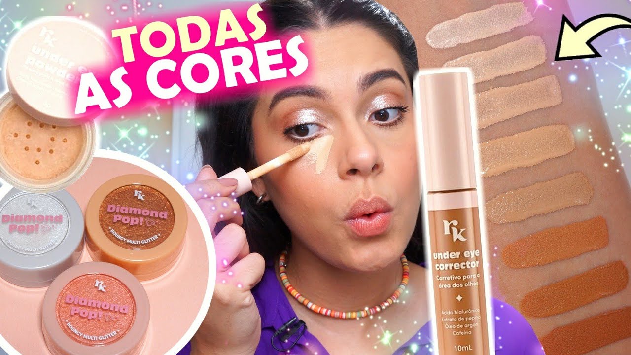 🔥 NOVIDADES RK | Novo Corretivo, Under Eye Powder e Diamond Pop