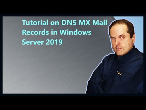 Tutorial on DNS MX Mail Records in Windows Server 2019