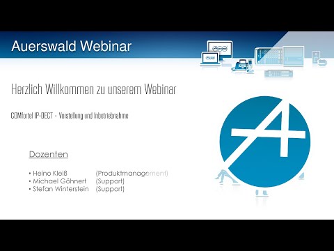 Onlineseminar: COMfortel IP-DECT – Vorstellung und Inbetriebnahme