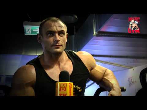 Andrzej Kołodziejczyk - trening pleców na 2 dni przed wylotem na Mistrzostwa Świata