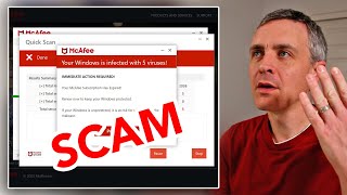 McAfee Popup Scam and 'Removal,' Explained