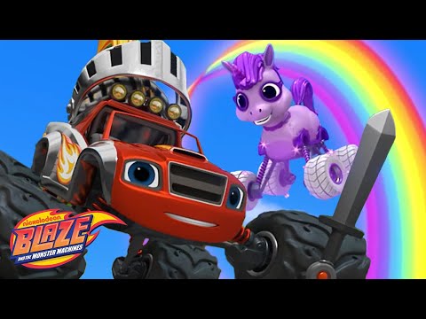 Sir Blaze Rescues A Unicorn! | Blaze and the Monster Machines