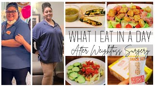 SIMPLE WHAT I EAT IN A DAY || FULL DAY OF EATING AFTER 8 MONTHS OF HAVING GASTRIC BYPASS SURGERY