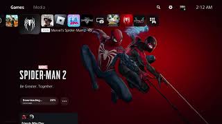 Marvel's Spider-Man 2 (PS5) Home Screen Theme