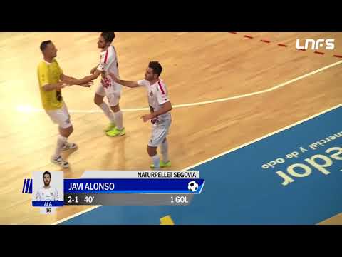 Gol Javi Alonso (2-1) Movistar Inter - Naturpellet Segovia. J8, 1Div