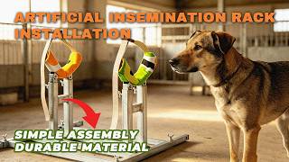 Canine Breeding Stand | Stainless Steel Adjustable Holder for Small to Large Dogs#farming #dog