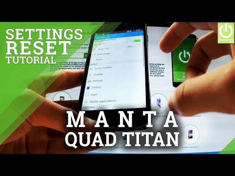 How to Restore Factory Settings MANTA MSP5008 Quad Titan - Hard Reset