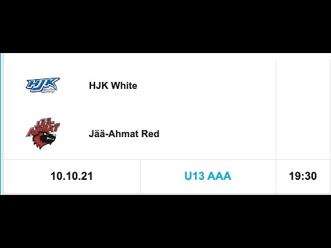 HJK WHITE - Jää-Ahmat U13 10.10.21 (AAA)