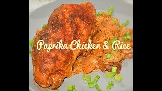 Paprika Chicken and Rice Recipe - One Pot Chicken and Rice