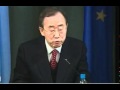 DUMB IDIOT UN Secretary General Ban Ki moon.