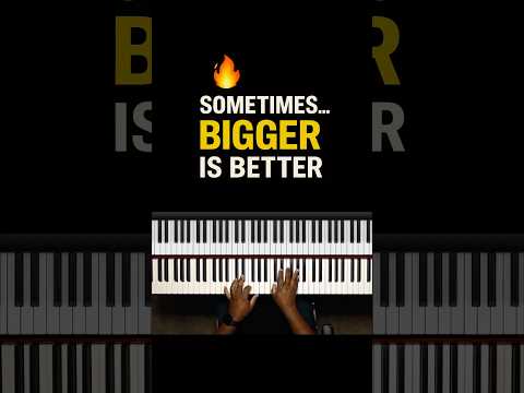 Sometimes… BIGGER Is Better | 7 Pro Gospel Chords That Work Every Time