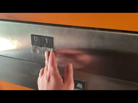 2007 ThyssenKrupp Synergy MRL traction elevator at Big Fashion - Bat Yam, IL.