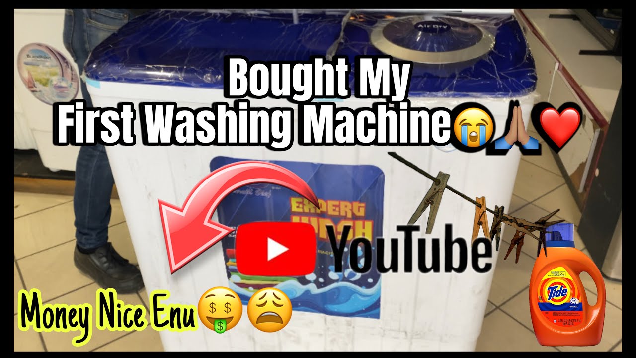 I Purchased My 1st Washing Machine Today🥳😩|| SPENT LESS THAN 100,000 Dollars Today🤗🤸🏽‍♀️#vlog