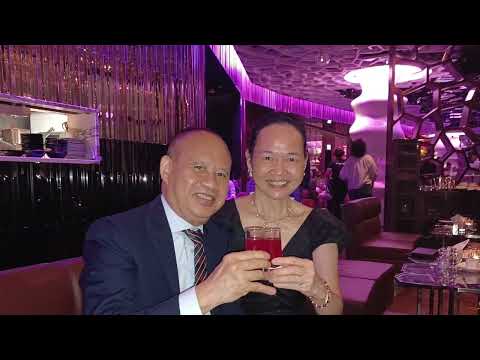 Bani's birthday, Ozone bar Ritz Carlton Hong Kong, highest bar in the world