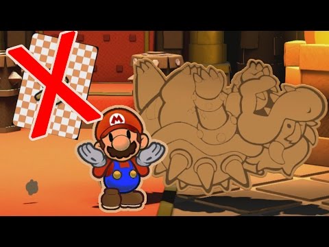 No Cards to Finish Bowser? - Paper Mario: Color Splash