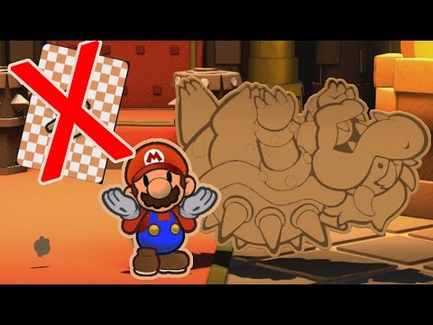No Cards to Finish Bowser? - Paper Mario: Color Splash