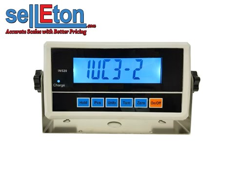 IN-520 indicator calibration provided by SellEton Scales