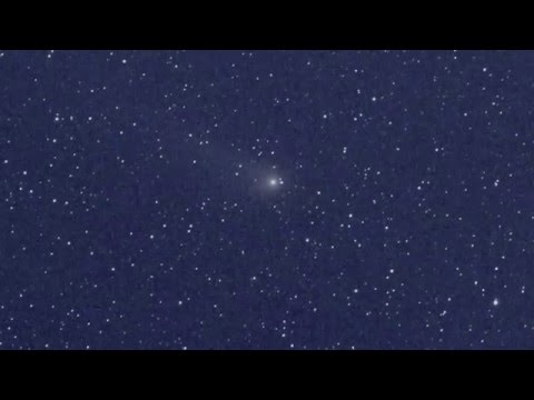 Полет кометы Каталина вид из Екатеринбурга С2013 US10 Catalina 10 февраля 2016 г.