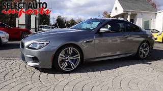 #20363, 2017 BMW M6 Coupe, Space Gray Metallic, Select Auto Imports in Alexandria, VA