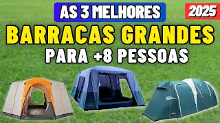 [As 3 Melhores BARRACAS GRANDES para Acampar 2024] Qual a Melhor BARRACA DE CAMPING para +8 PESSOAS?