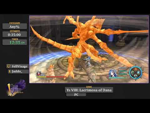 Side-Quest: A Questing for Glory Tale - Ys VIII: Lacrimosa of Dana Any% by FellVisage