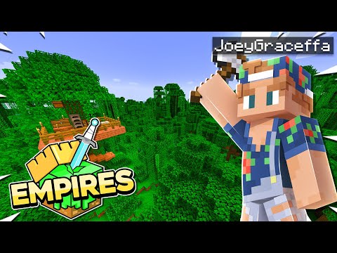 Joey Graceffa Games  - A New Home In A New SMP! | Minecraft Empires SMP - Ep.01