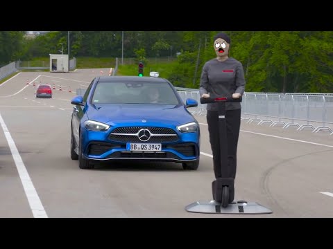 NEW MERCEDES C-CLASS FUNNY SAFETY FEATURES