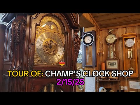 Champ's Clock Shop Tour & Ambient Sounds (February 15, 2025)