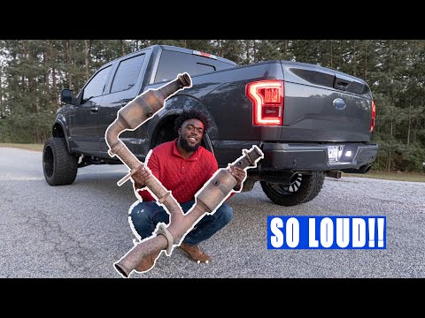 THIS F150 JUST GOT A LOT LOUDER… Installing Borla Atak with SPD Catted Y Pipe