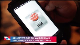 vídeo: Aplicativo SOS PM vai dar mais segurança a policiais militares