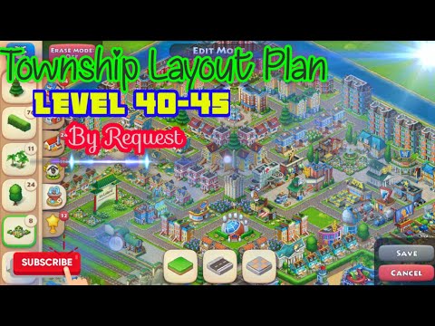 Township Design Level 40-45 | Township Design Ideas Video