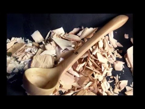 Wooden ladle from start to finish Video