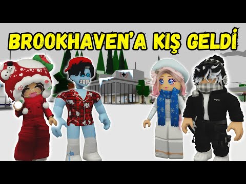 WINTER HAS FINALLY COME TO BROOKHAVEN AND IT'S SNOWING☃️AYŞEM ECE ARI💥ARIGILER🐝ROBLOX BROOKHAVEN🏡RP