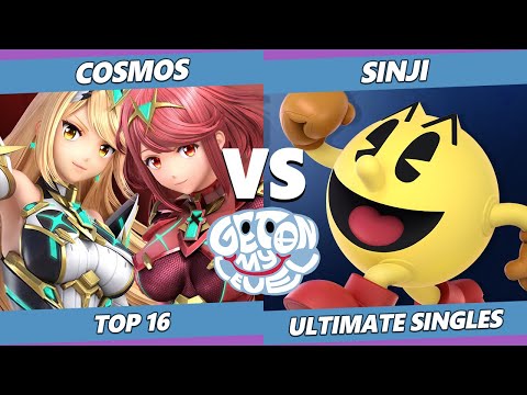 GOML 2022 Top 16 - Cosmos (Pyra Mythra) Vs. Sinji (Pac-Man) SSBU Ultimate Tournament