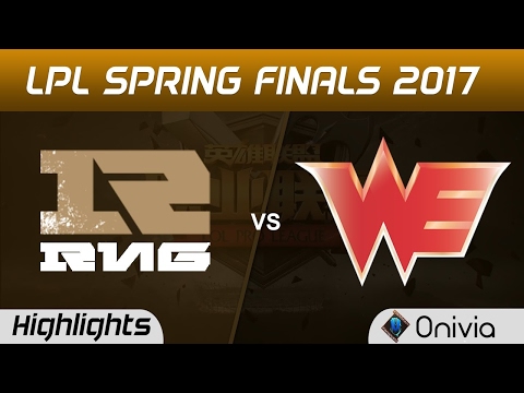 RNG vs WE Highlights Game 2 LPL Spring Finals 2017 Royal Never Give Up vs Team WE