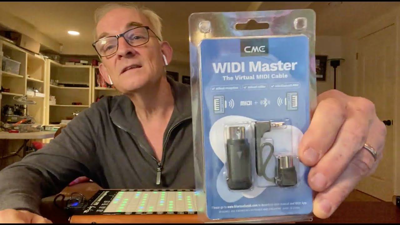 Roger Linn about WIDI Master - Wireless MIDI by CME - Bluetooth MIDI Adapter - YouTube