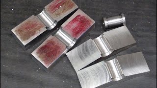 MAKING SWIVEL VISE JAWS #712 pt 1 tubalcain hole forming mrpete