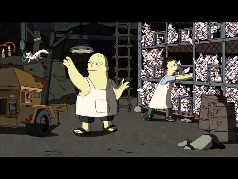 Simpsons - Banksy Simpsons couch gag