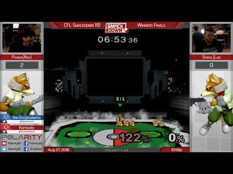CFL Smackdown 191 Melee - SC Lad (Fox) vs Panda (Red) - Winners Finals