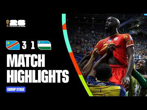 DR Congo 3-1 Uzbekistan