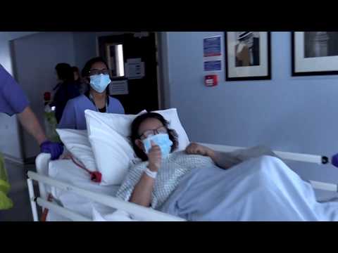 ESHT nurse Uma leaves Critical Care to a round of applause #NHSCovidHeroes #NHSHeroes