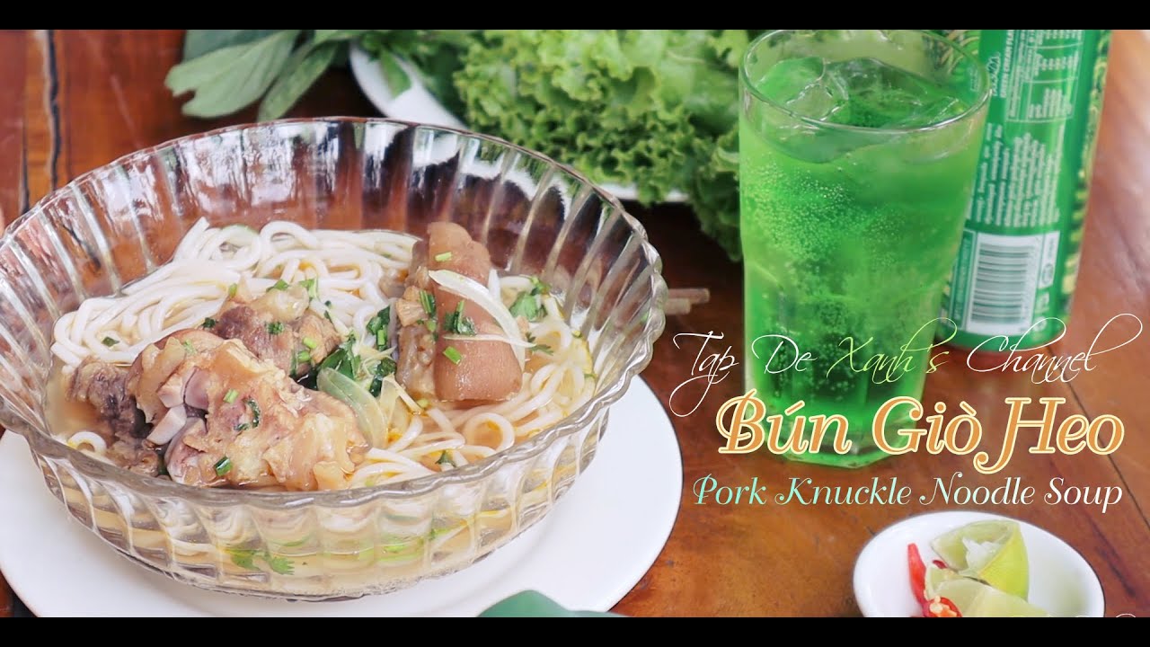 Cách Nấu Bún Giò