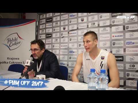 Konferencja po 1 meczu #PlayOff2017 | Polski Cukier Toruń - Rosa Radom