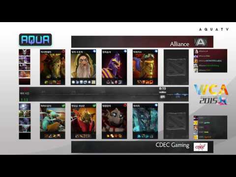 WCA 8강 CDEC vs Alliance 1경기