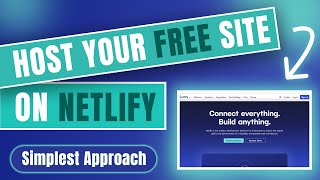 Host a Free Website on Netlify 2024 | Create Netlify Account #netlify #reactjs