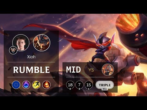 Rumble Mid vs Qiyana - EUW Challenger Patch 9.24