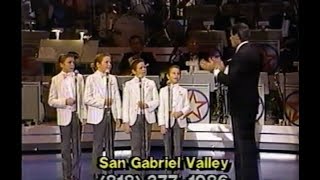 "Danny Boy" - Jerry Lewis Conducts The Osmond Boys (1986)