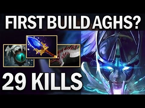 WTF! FIRST BUILD AGHANIMS ON PHANTOM ASSASSIN? DOTA 2 GAMEPLAY