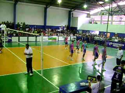 4º set 3/4 Final do volei nas olimpíadas escolares 2009, entre Domingos Martins e ESD (vitória)