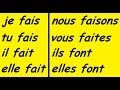 ♫ Faire Conjugation Song (To Do) ♫ French Conjugation ♫